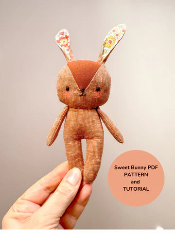 Sweet Bunny doll tutorial and pattern