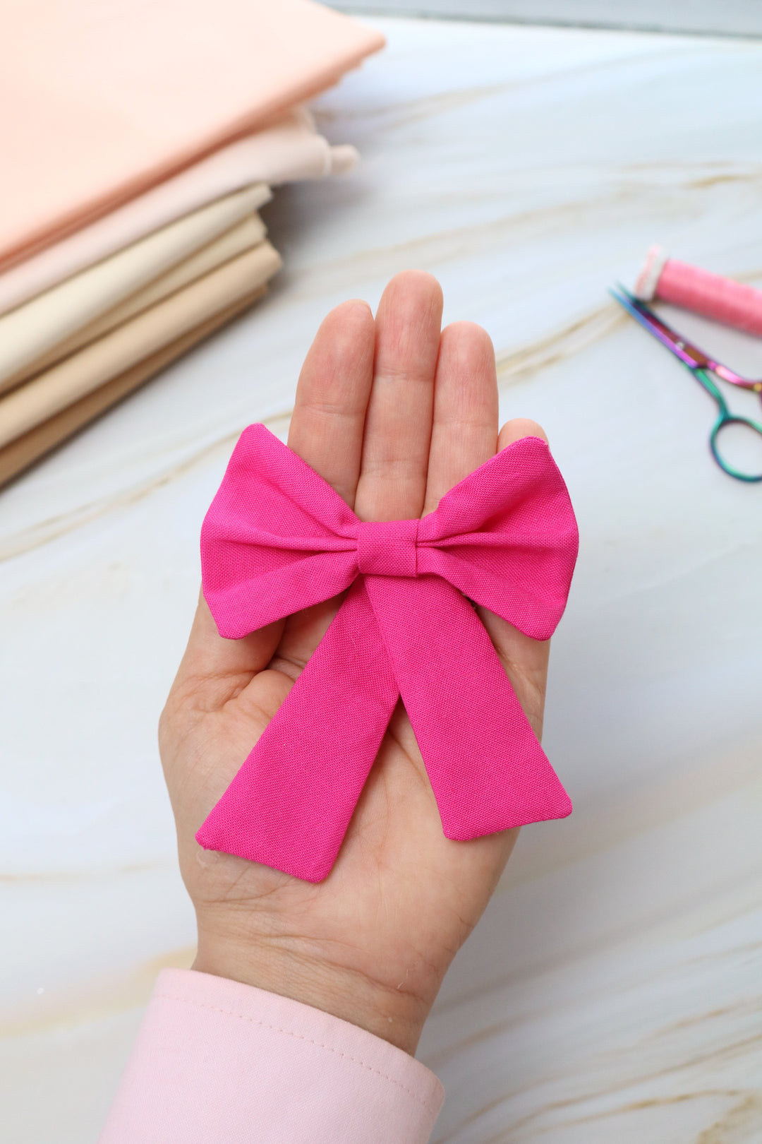 Fabric Bow tutorial