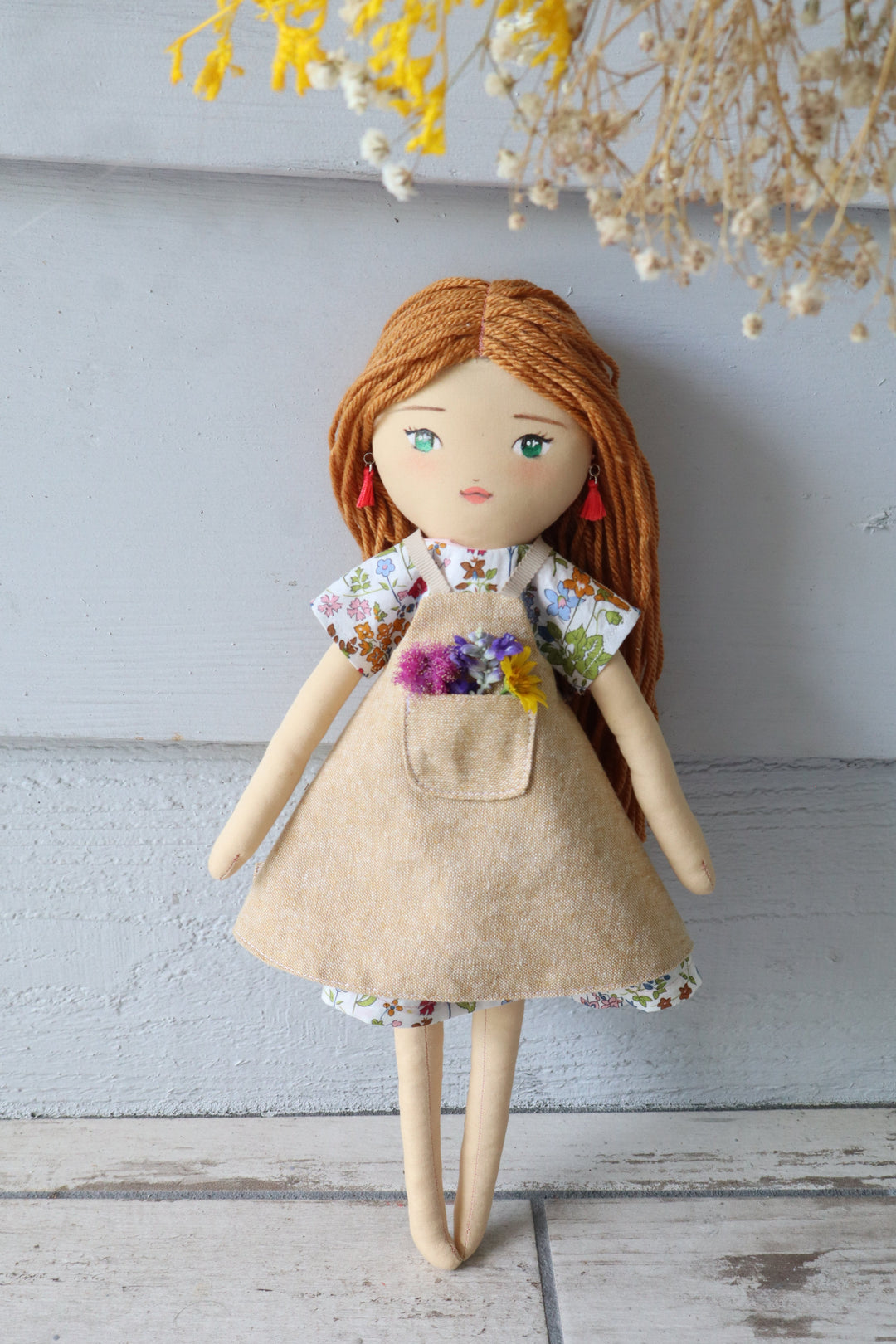 Free Doll Apron Pattern + Tutorial