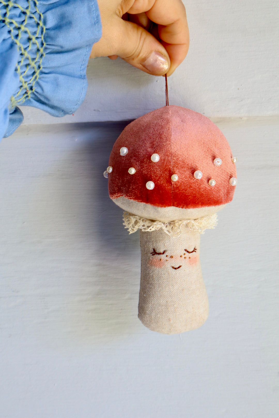 Free Happy Mushroom pattern