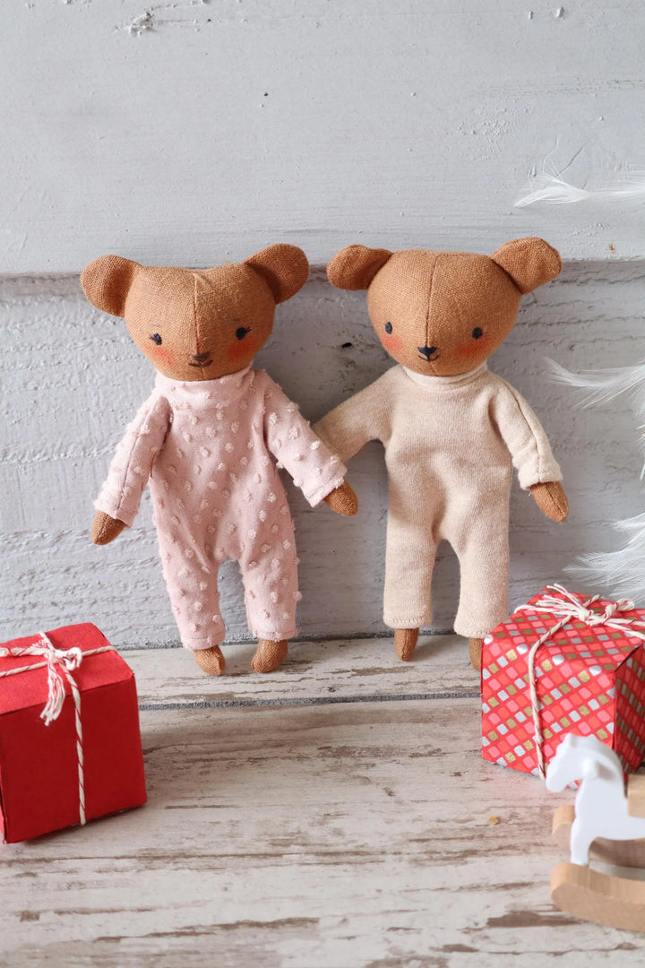 Bear Family Dolls Sewing Pattern - Heirloom Doll Wardrobe (PDF Pattern)