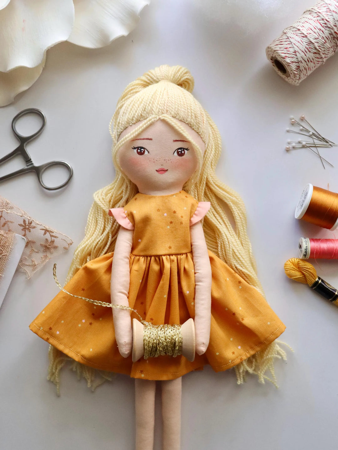 Handmade Heirloom Dolls book by Emilie Hernandez - Autographed - Doll making book
