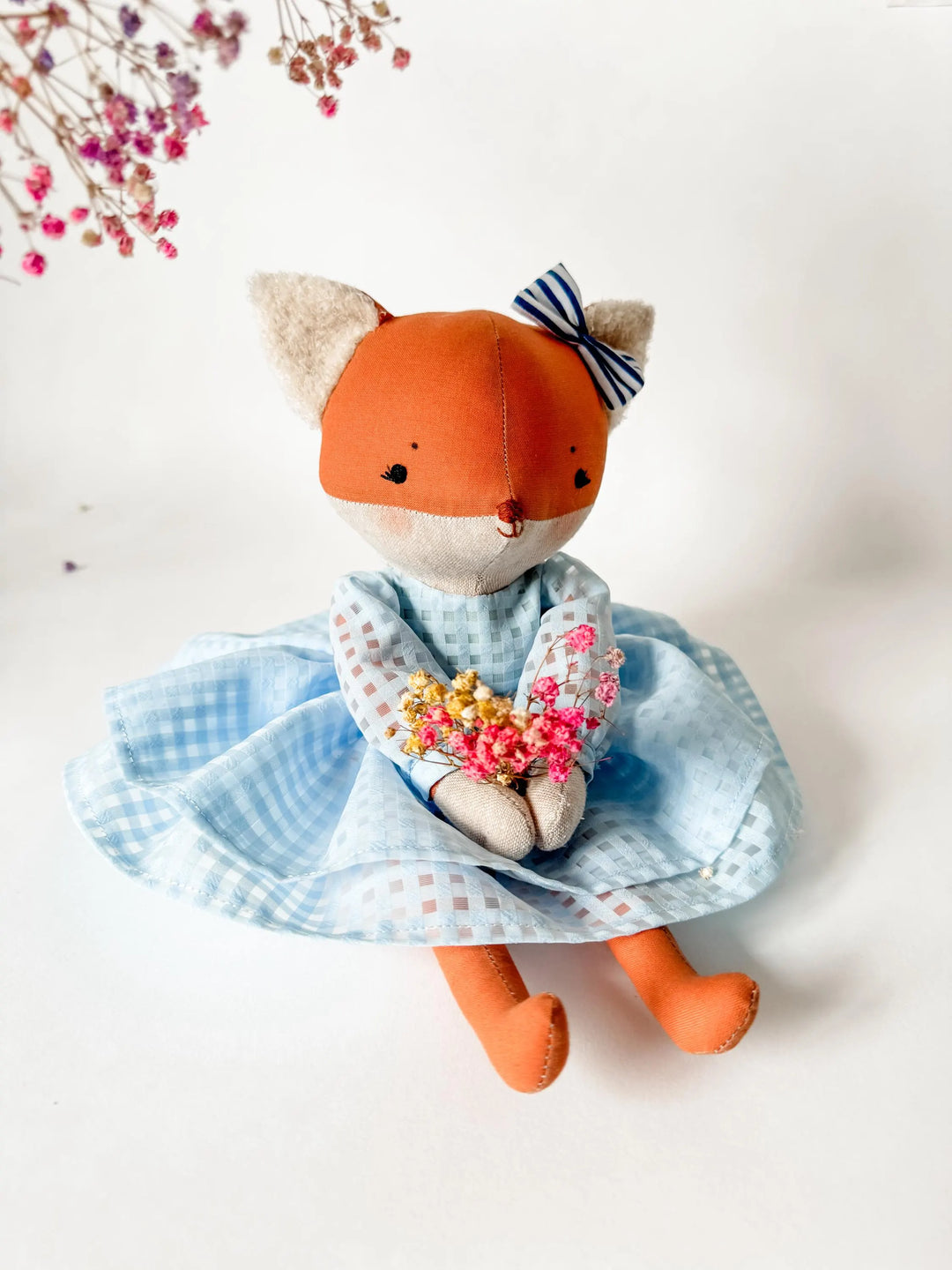 The Fox Family Dolls PDF sewing pattern and tutorial