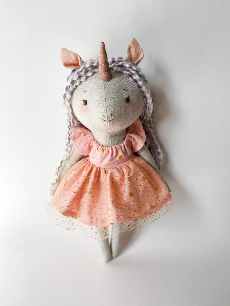 Luna the Unicorn Doll Pattern