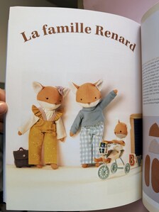 Mani Mina Animal dolls sewing book  by Emilie Hernandez - Autographed