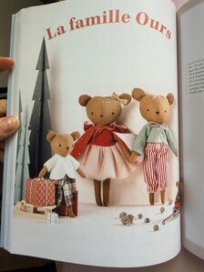 Mani Mina Animal dolls sewing book  by Emilie Hernandez - Autographed